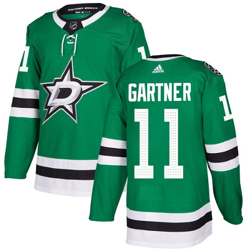 Herren Dallas Stars Eishockey Trikot Mike Gartner #11 Authentic Grün Heim